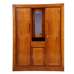 Compact wardrobe with drawers and storage sections by AK Furniture