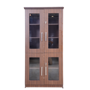 Minimalist compact wardrobe in white finish for small spaces by AK Furniture